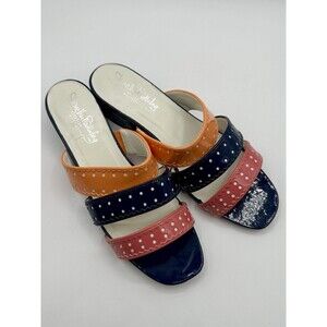 Vintage Diane Von Furstenberg The Color Authority 90s Slides Size 10 EUC!!!